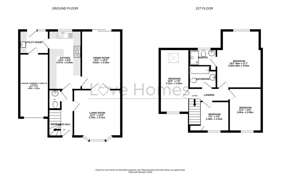 Floorplan for Grange Road, Barton-Le-Clay, MK45 4RE