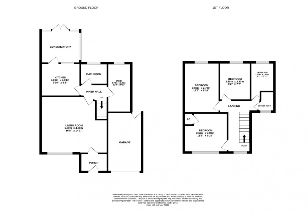 Floorplan for Osborn Road, Barton-Le-Clay, MK45 4NZ