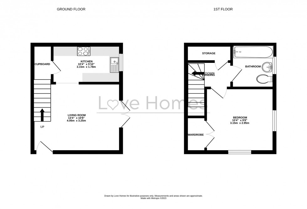 Floorplan for Malthouse Green, Luton, LU2 8SW