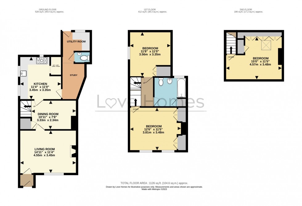 Floorplan for Mill Lane, Greenfield