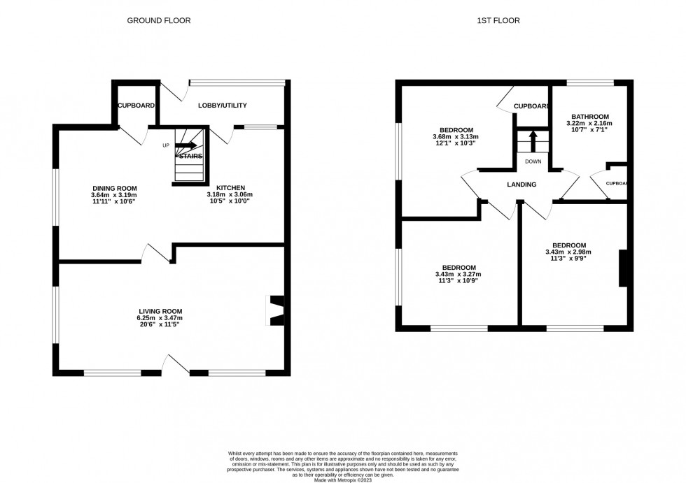 Floorplan for Sharpenhoe Road, Barton-Le-Clay, MK45 4SD