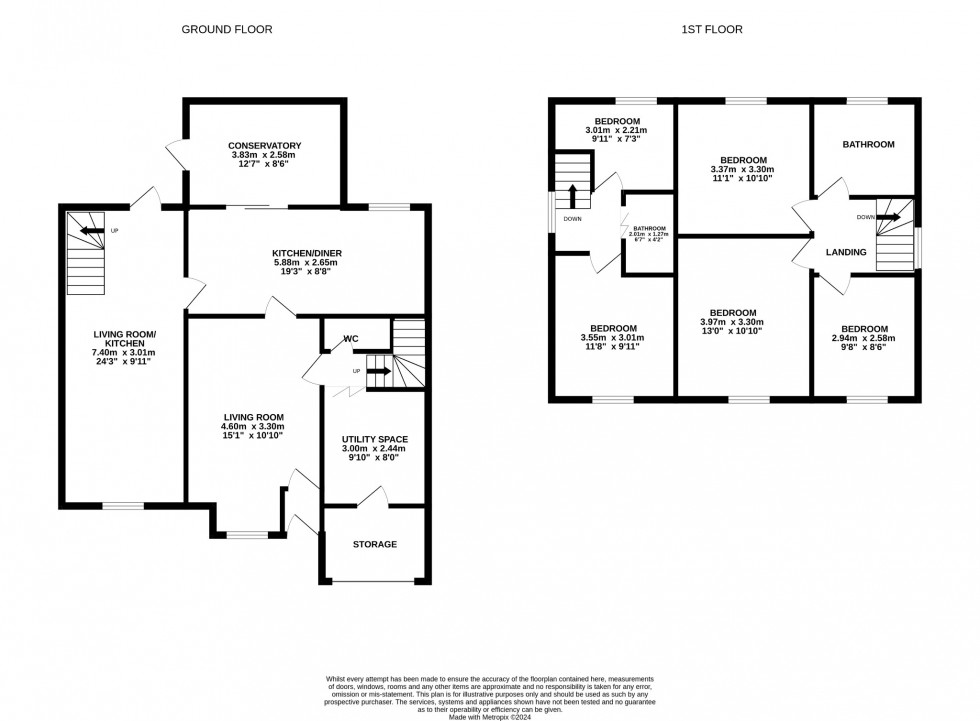 Floorplan for Ames Close, Barton Hills, LU3 4AS