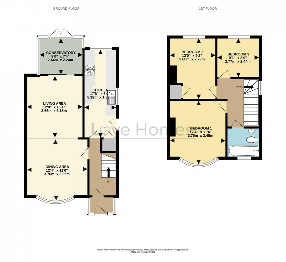 Floorplan for Station Road, Flitwick