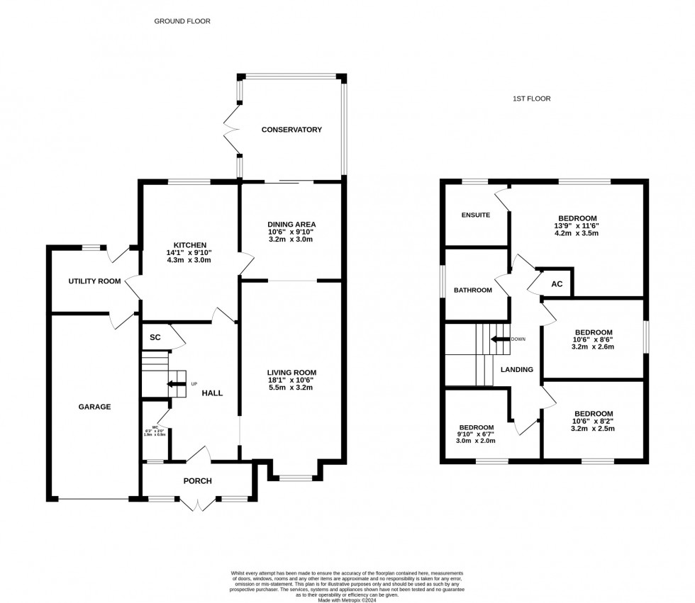 Floorplan for Gilder Close, Barton Hills, LU3 4AX