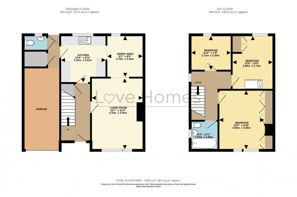 Floorplan for Fallowfield, Ampthill,