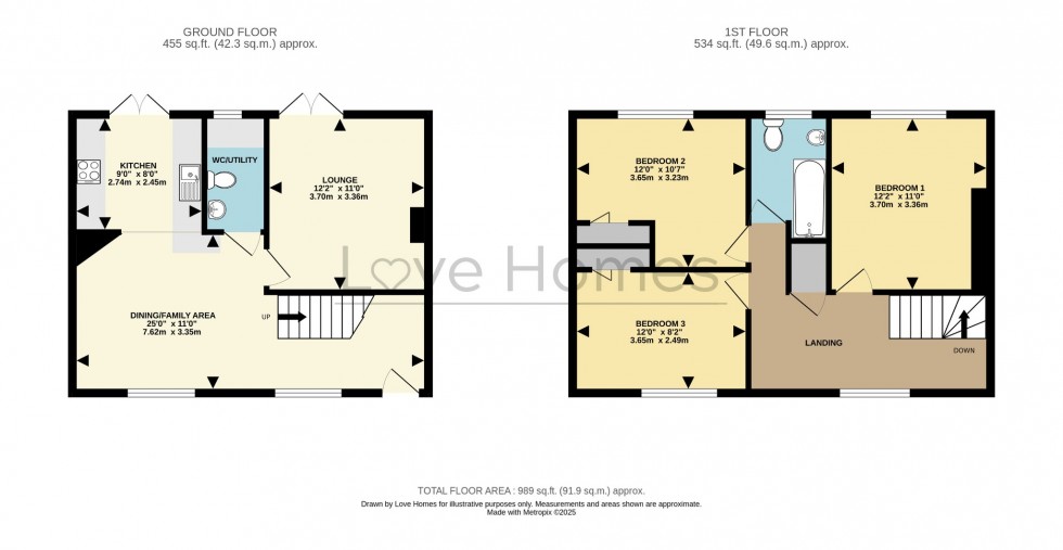 Floorplan for Maulden Road. Flitwick