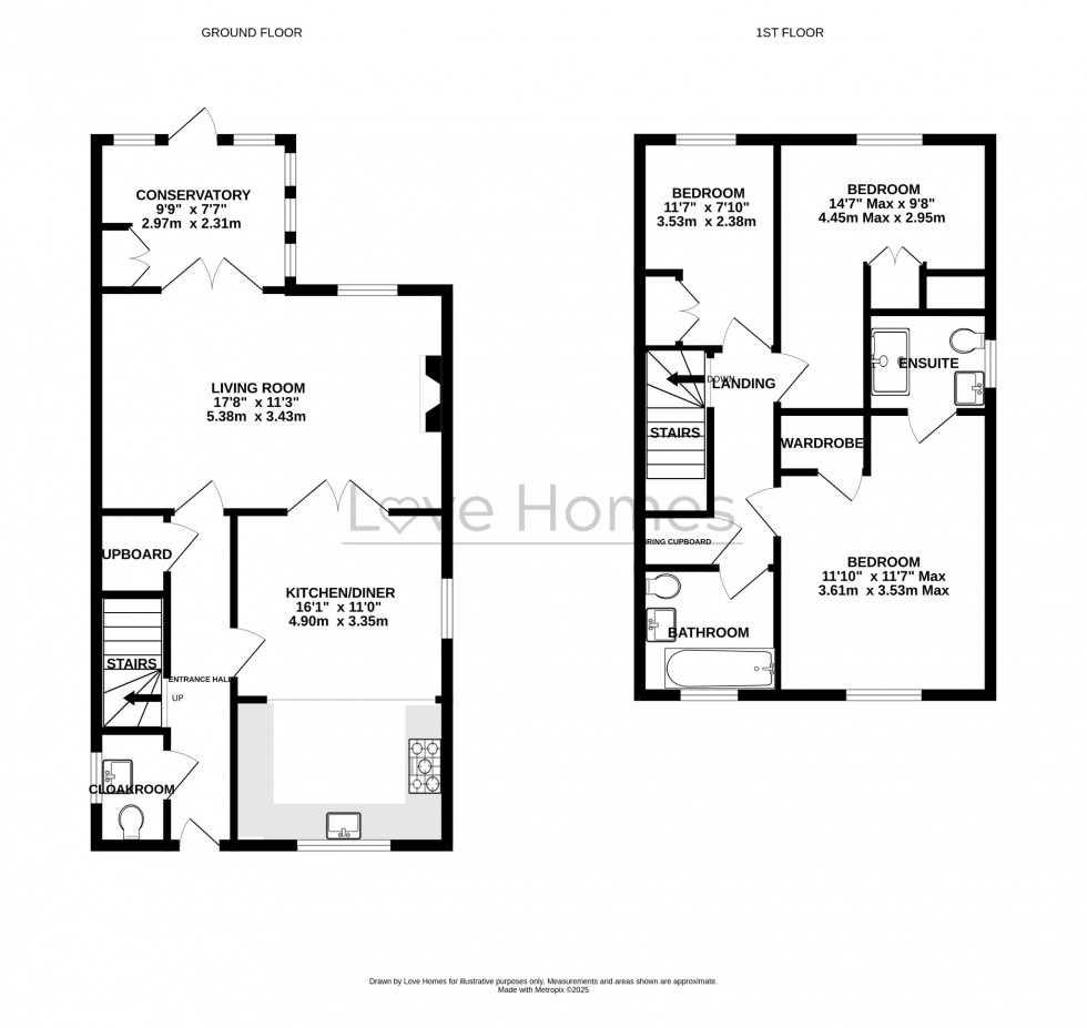 Floorplan for Bedford Road, Barton-Le-Clay, MK45 4LL