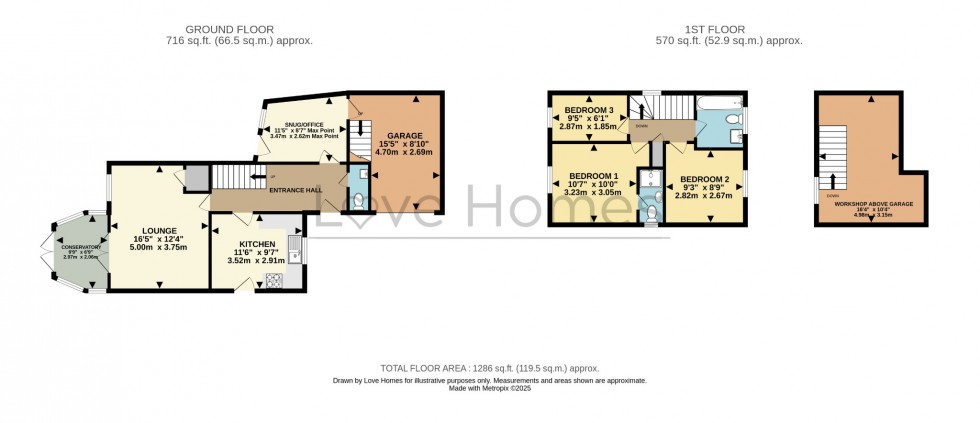 Floorplan for Ossory Place, Ampthill