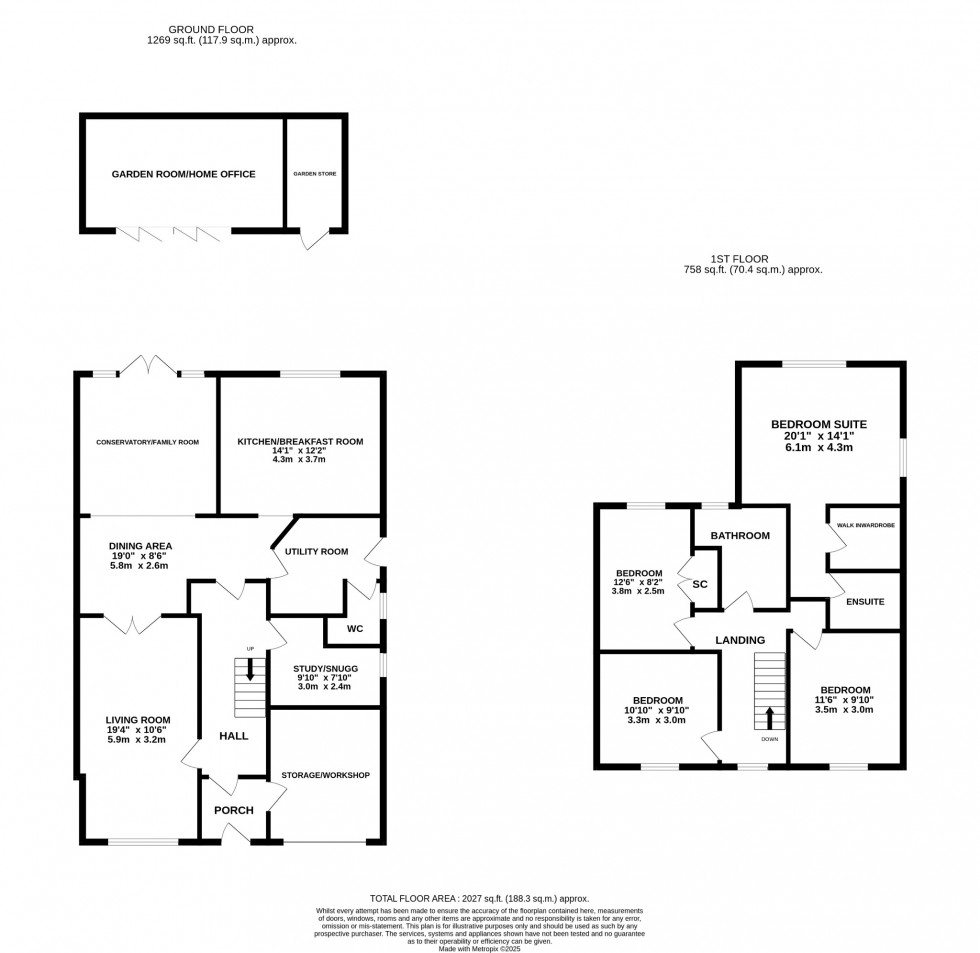 Floorplan for Stuart Road, Barton-Le-Clay, MK45 4NG