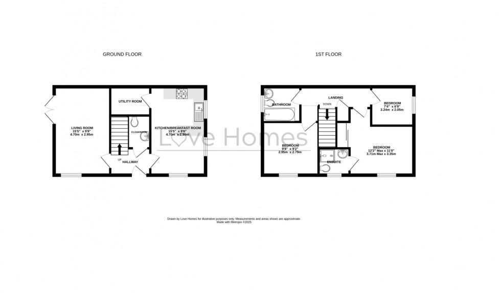 Floorplan for Wiffen Close, Barton-Le-Clay, MK45 4FR