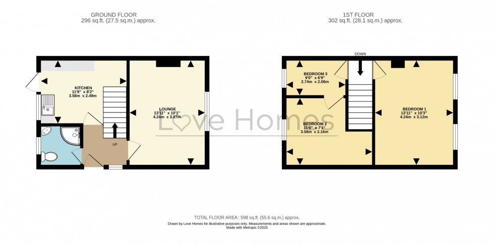 Floorplan for Vicarage Hill, Flitwick
