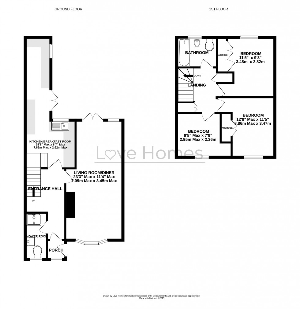 Floorplan for The Grove, Silsoe, MK45 4EY