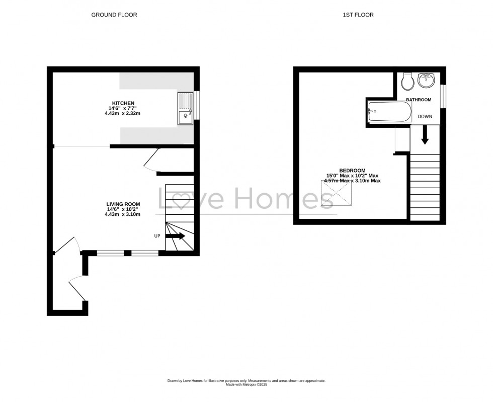 Floorplan for Evergreen Way, Barton Hills, LU3 4AL