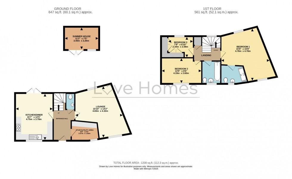 Floorplan for Bluewater Quay, Wixams