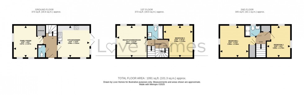 Floorplan for Hummingbird Way, Wixams