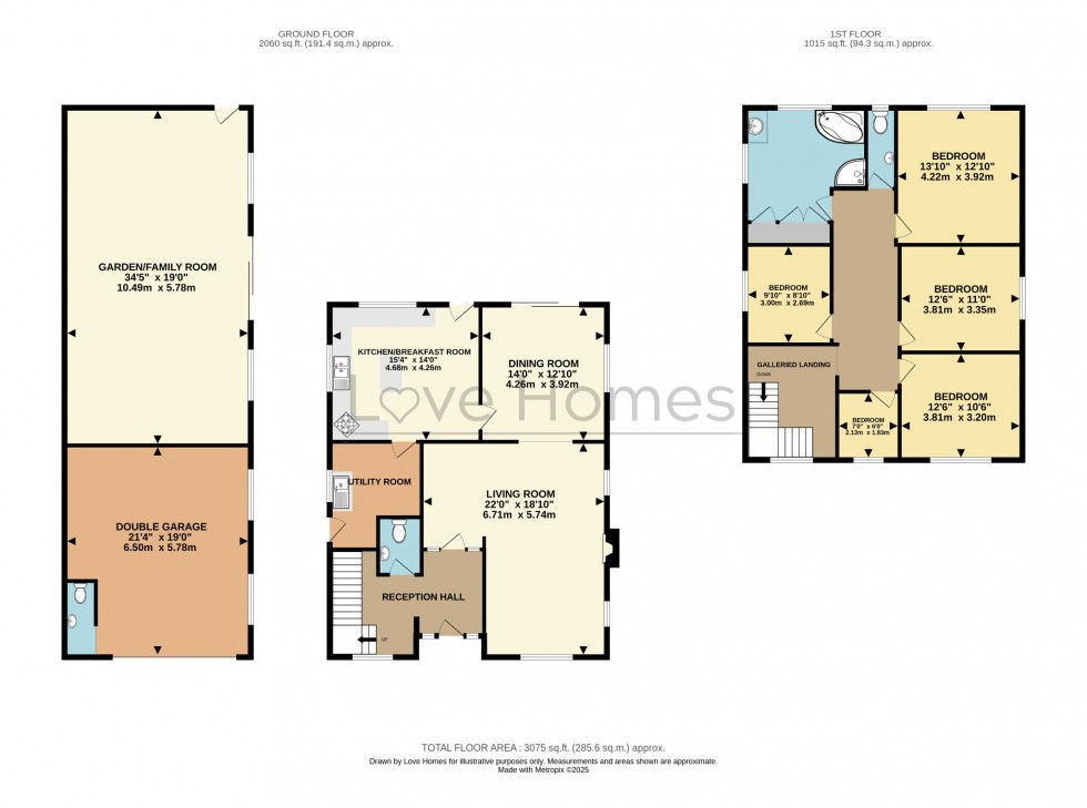 Floorplan for Westoning Road, Greenfield