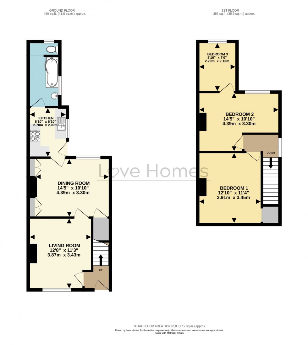 Floorplan for Chapel Road, Flitwick