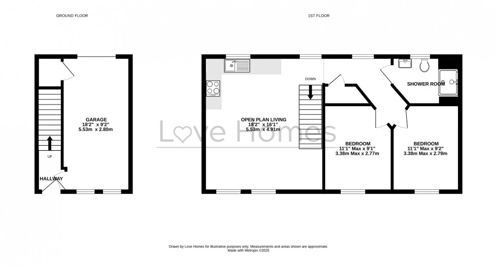 Floorplan for Spruce Edge, Silsoe, MK45 4GX