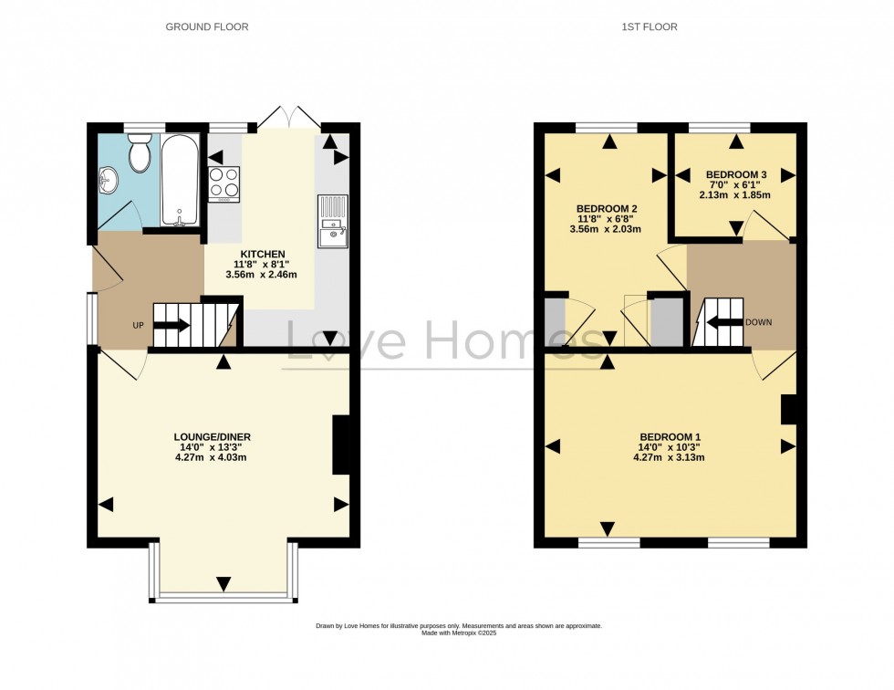 Floorplan for Townfield Road, Flitwick