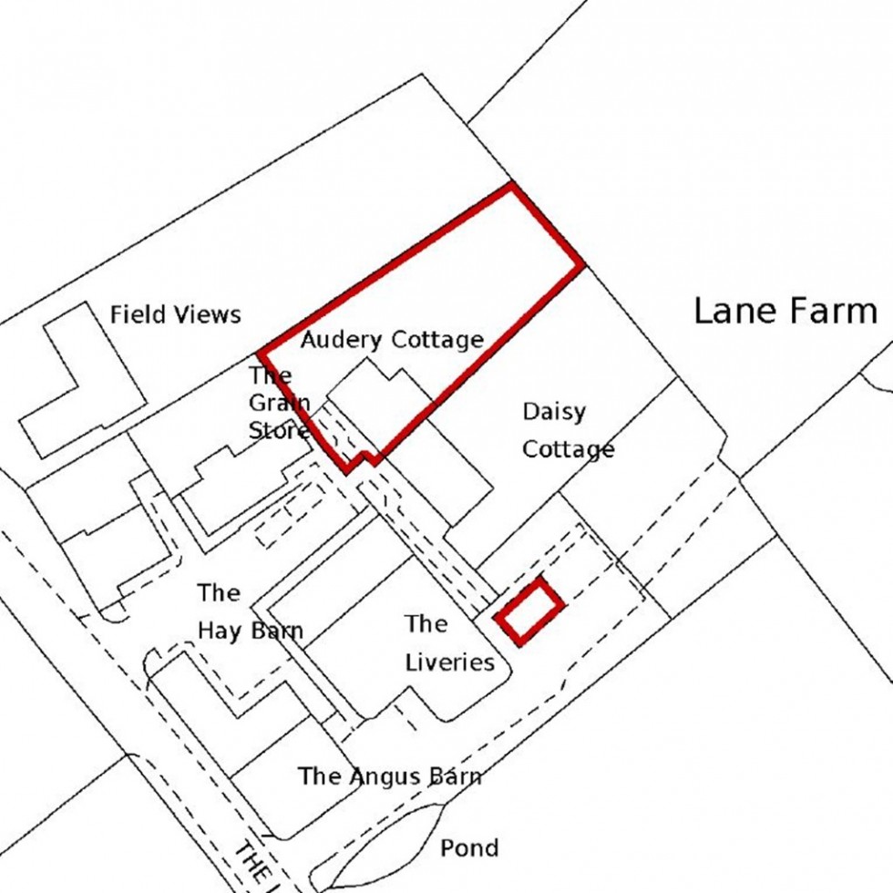Floorplan for Audrey Cottage, Lane Farm, The Lane, Tebworth