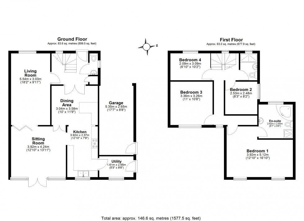 Floorplan for Milverton Green, Luton, LU3 3XP