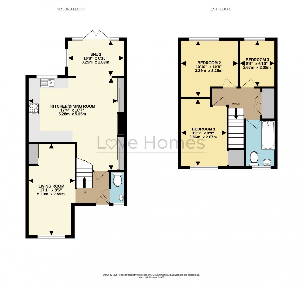 Floorplan for The Ridgeway, Flitwick