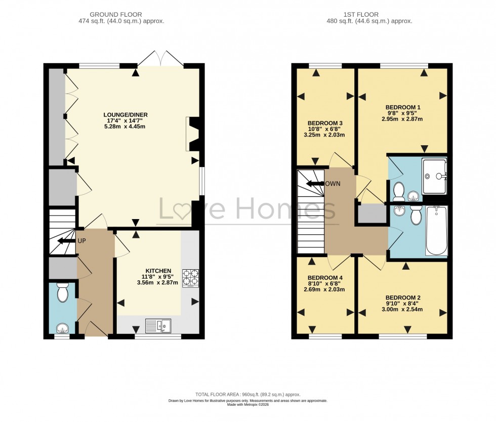 Floorplan for Shackleton Gardens, Flitwick