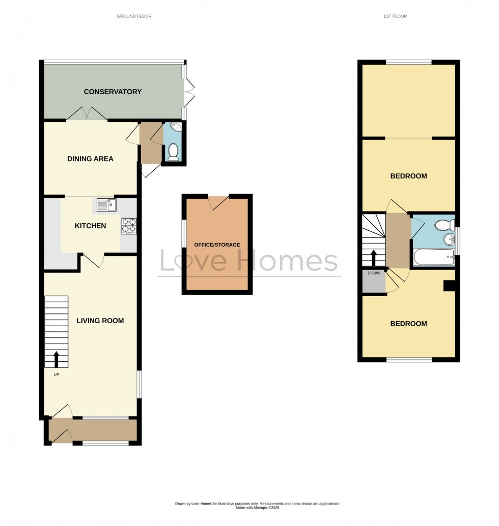 Floorplan for Derwent Rise, Flitwick
