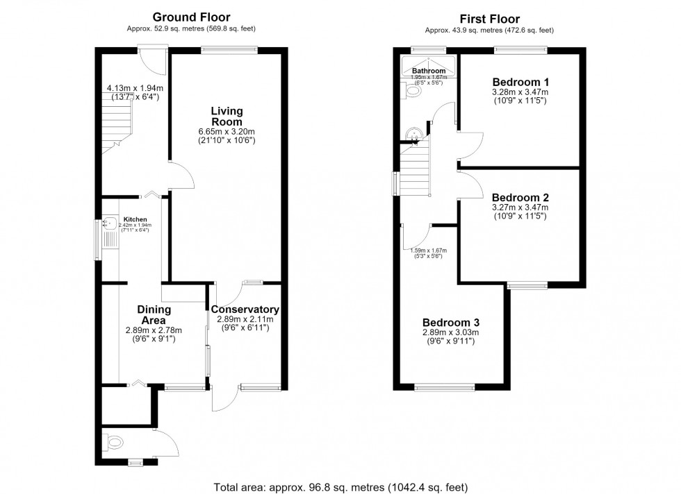 Floorplan for Icknield Road, Luton, LU3 2PA