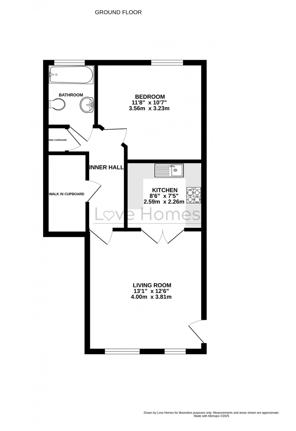 Floorplan for Malin Court, Luton Road, Barton-Le-Clay, MK45 4LQ