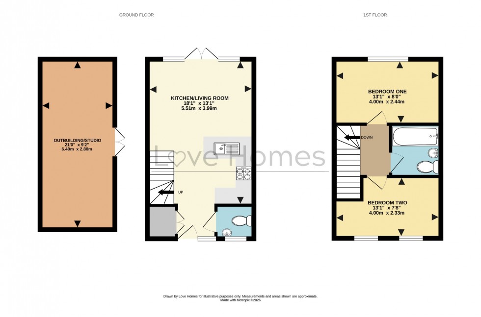 Floorplan for Fry Grove, Flitwick