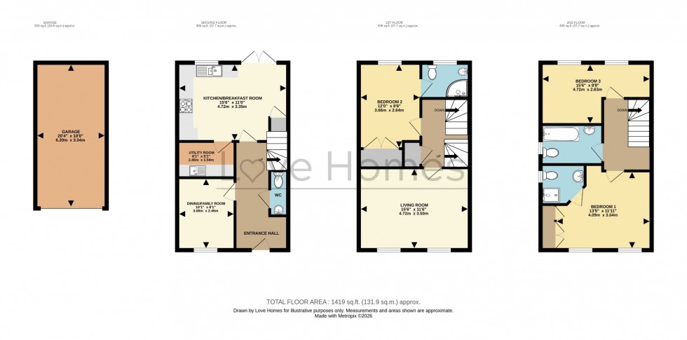 Floorplan for Brooklands Avenue, Wixams