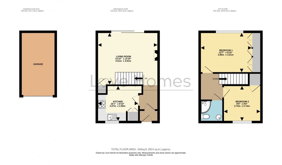 Floorplan for Pipit Close, Flitwick